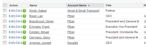 List Views Sorting Records 2