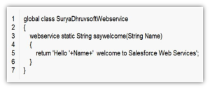 webservice soap apex