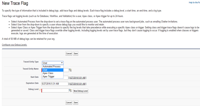 Debugging Enhencements in Salesforce.com Summer 16