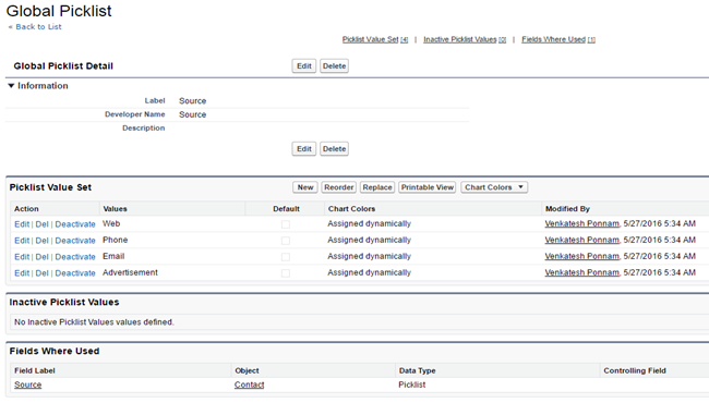 Global Picklist Enhancements in Salesforce Summer 16