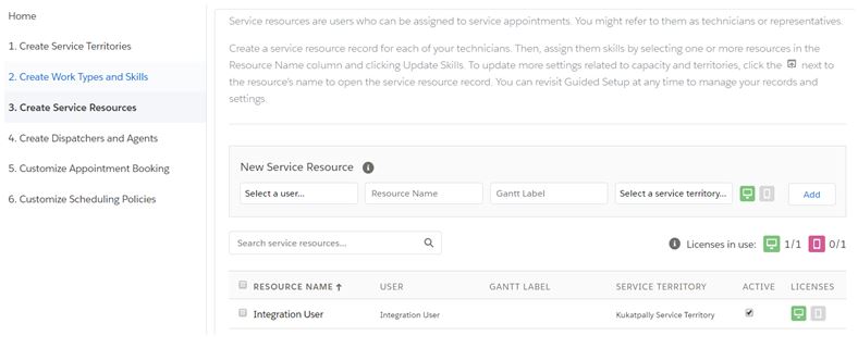 Create Service Resource