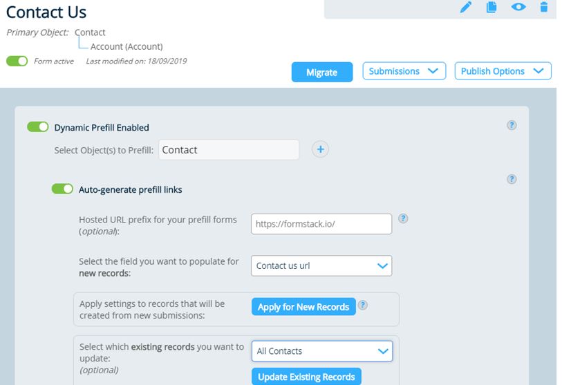 Formstack's Auto-PreFill feature