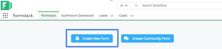 formstack Create New Form