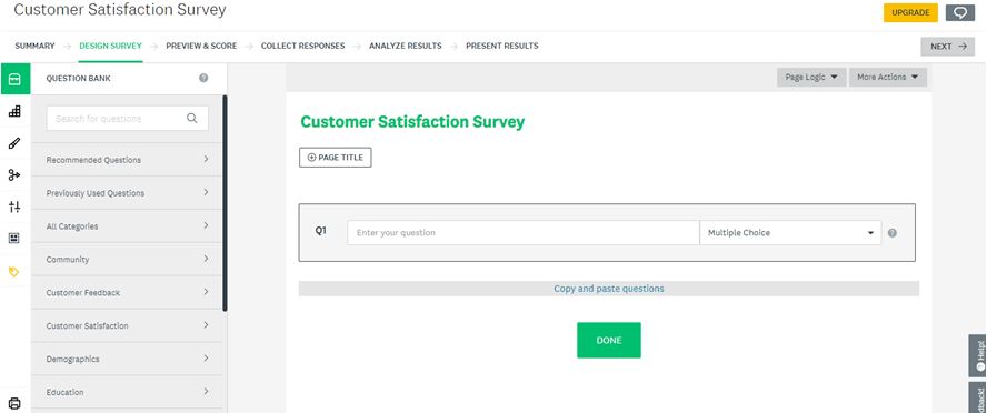 customer satisfaction Survey
