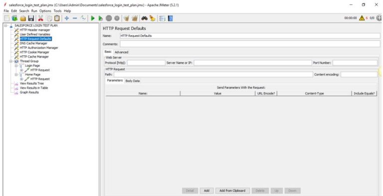 Salesforce Performance Testing using JMeter Apache