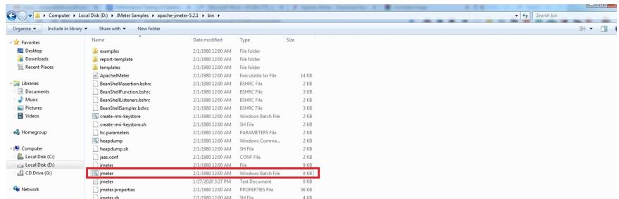 Jmeter bat