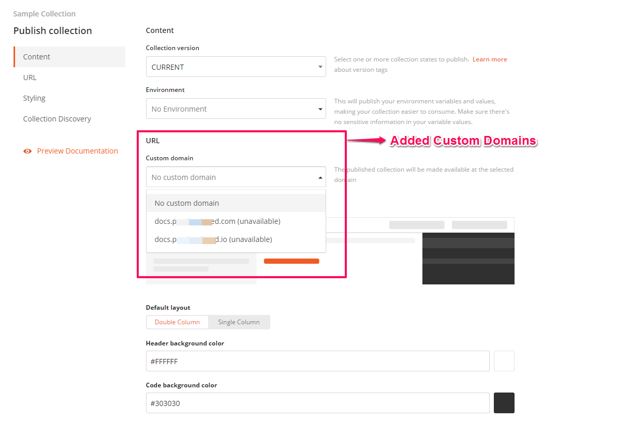 how to add custom domain