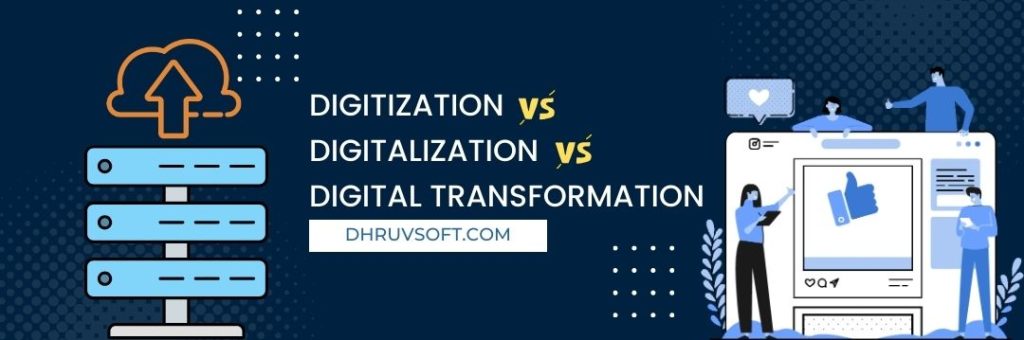 Digitization vs Digitalization vs Digital Transformation