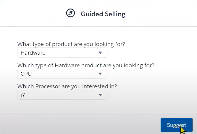 Guided Selling