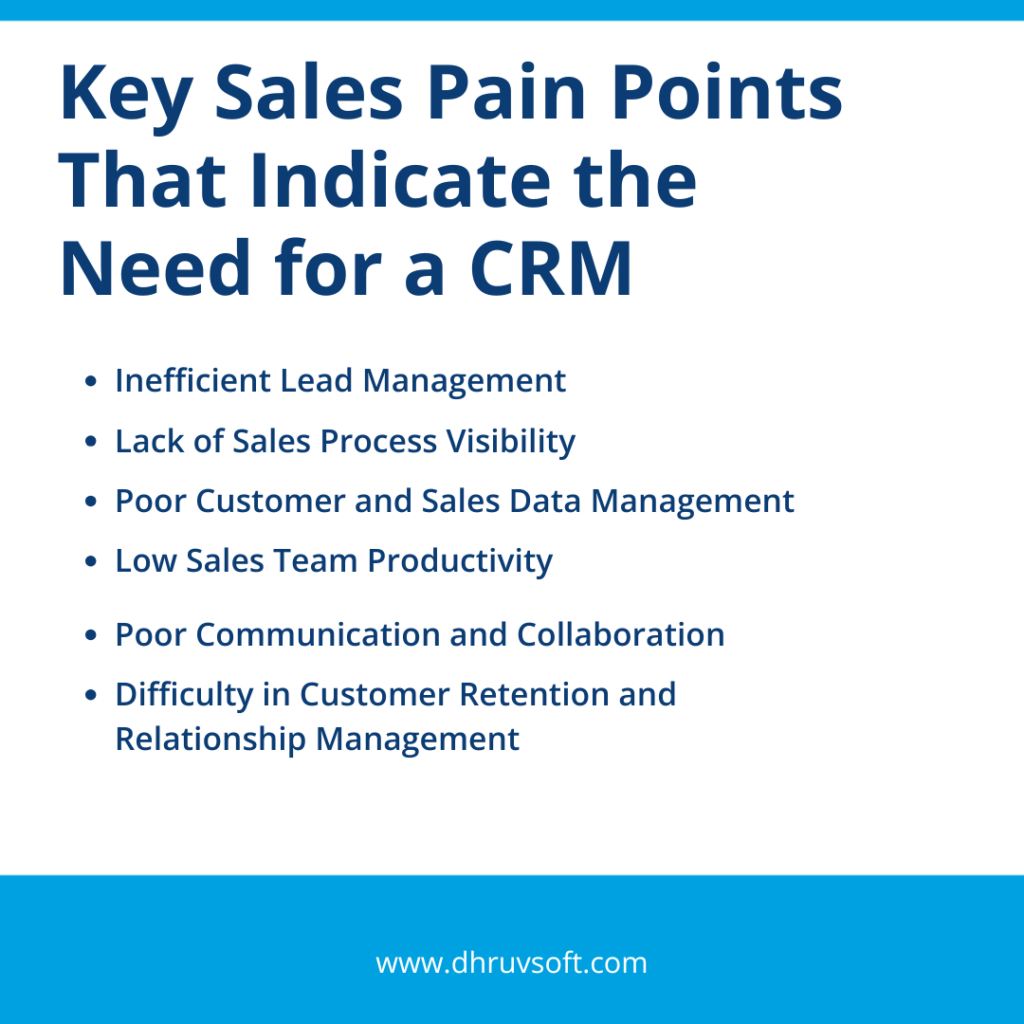 Key Sales Pain Points That Indicate the Need for a CRM