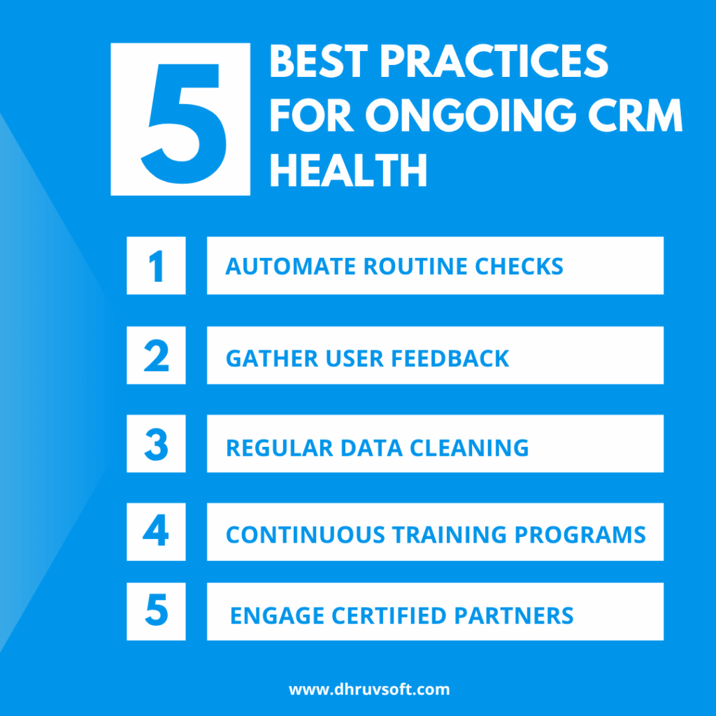 Best Practices for Ongoing CRM Health