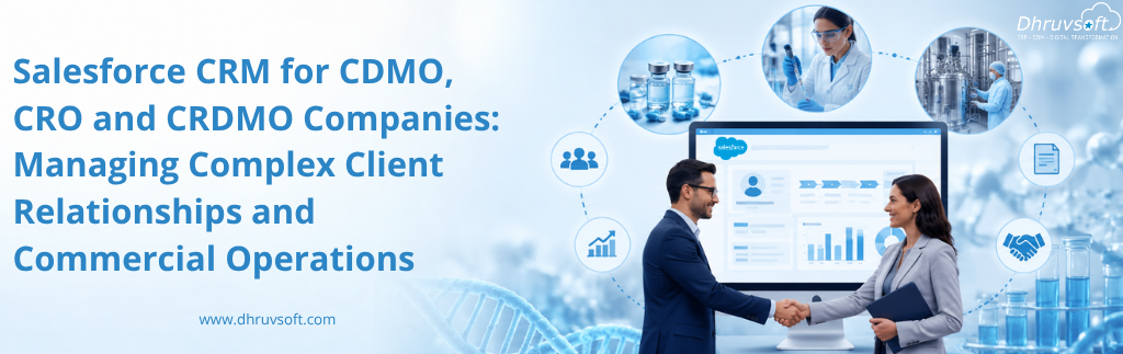 Salesforce CRM for CDMO, CRO and CRDMO Companies: Managing Complex Client Relationships and Commercial Operations Salesforce CRM for CDMO, CRO and CRDMO Companies: Managing Complex Client Relationships and Commercial Operations