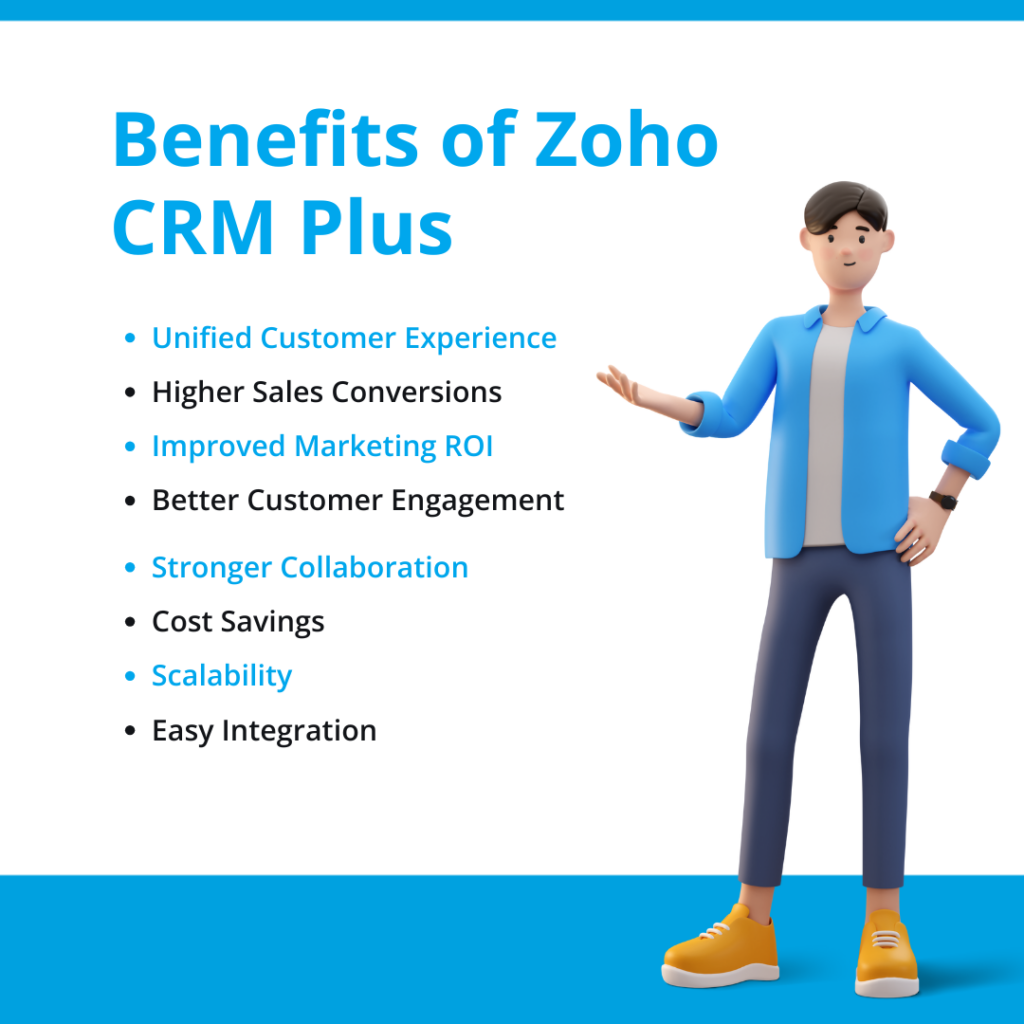 Benefits of Zoho CRM Plus